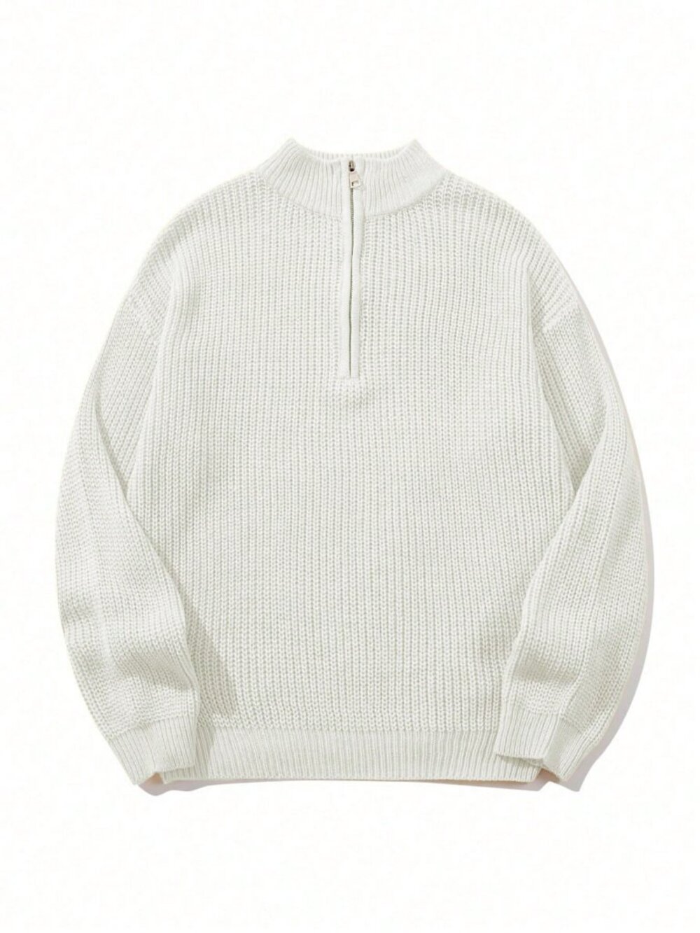 Women's Casual Stand Collar Pullover Long Sleeve Sweater - Picture 7 of 11